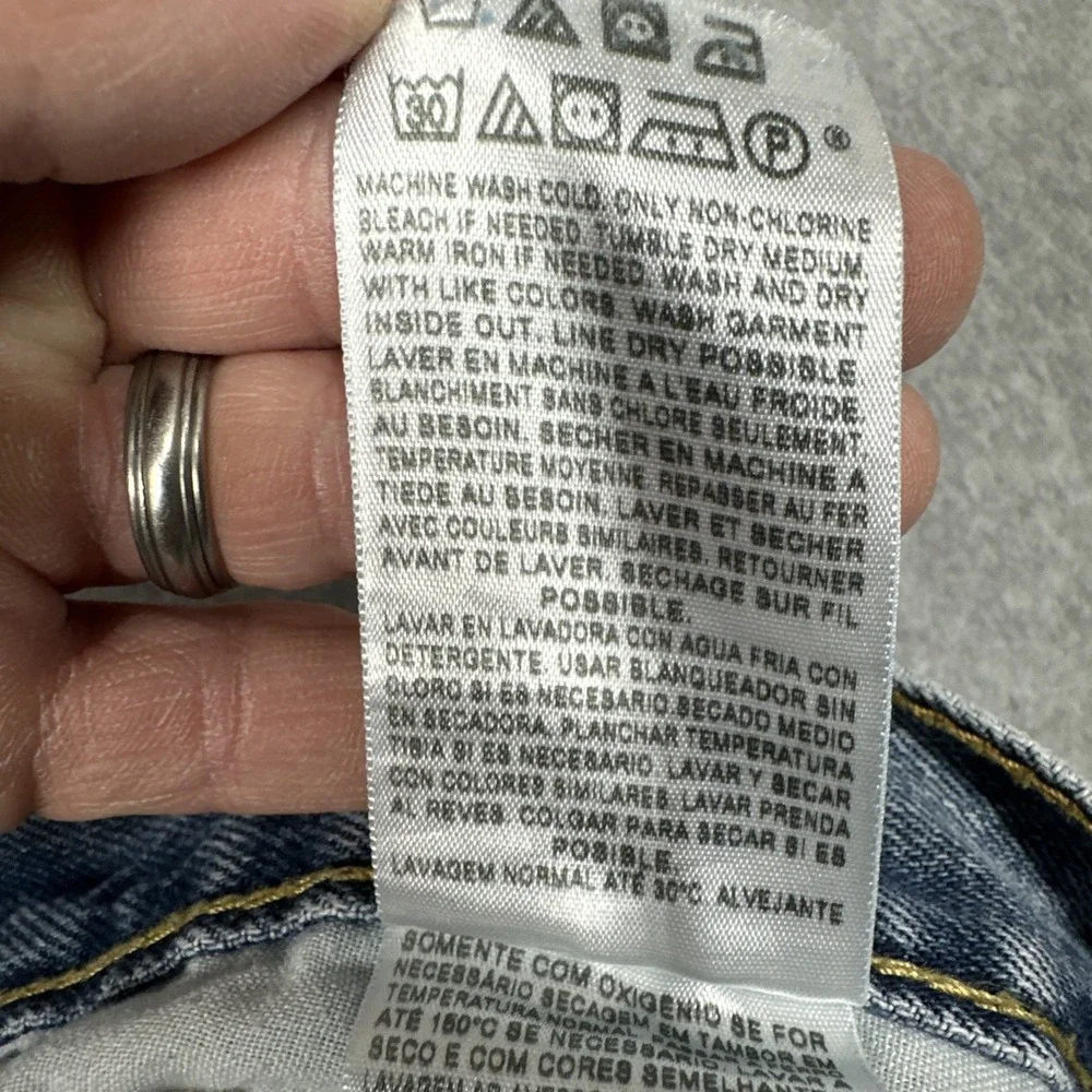 Levis 505 Regular Fit Straight Leg Jeans Y2K Men's 33x34 Medium‎ Wash Denim